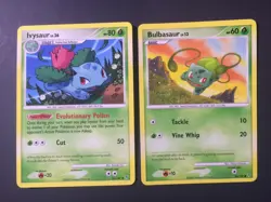 2009 IVYSAUR 62/147 & BULBASAUR 93/147 - SUPREME VICTORS POKEMON CARDS - NM/M - Image 1