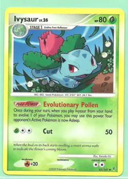 2009 IVYSAUR 62/147 & BULBASAUR 93/147 - SUPREME VICTORS POKEMON CARDS - NM/M - Image 2