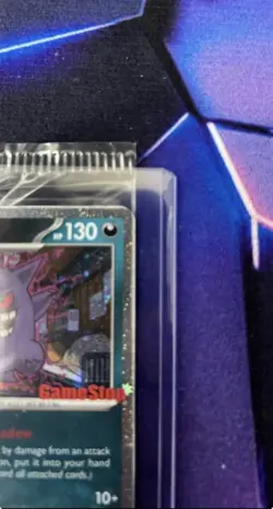 Pokemon Gengar 050/088 Promo GameStop Holo Stage 2 Ghost Card 130 HP - Image 3
