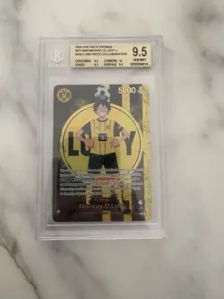 Monkey D. Luffy BVB ST13-003 One Piece Card BVB Promo Borussia Dortmund BGS 9.5 - Image 1