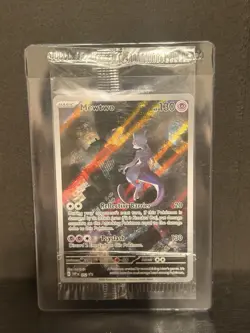 Pokemon TCG Mewtwo SVP 052 Scarlet Violet 151 Black Star Promo Card, SEALED - Image 1