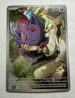 Pokemon TCG SV: Scarlet & Violet Promo Cards #189 N's Zorua - Image 1