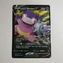 Pokemon Galarian Slowbro V Ultra Rare Holo Darkness Ablaze 099/189 HP 210 Card - Image 1