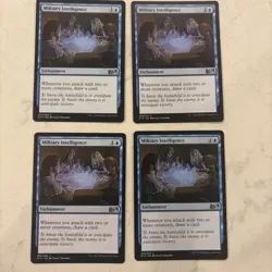 Magic the Gathering MTG Military Intelligence Play Set Of 4 - Image 1