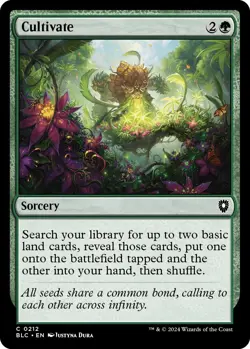 MTG Cultivate [Bloomburrow Commander] Near Mint Magic - Image 1
