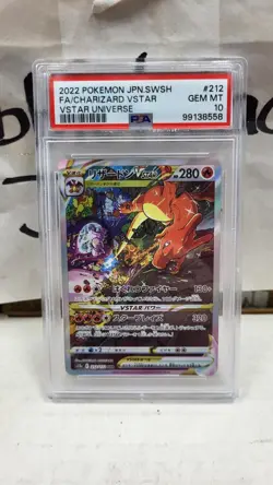 2022 JAPANESE CHARIZARD VSTAR UNIVERSE FULL ART POKEMON PSA 10 GEM MINT #212 - Image 2