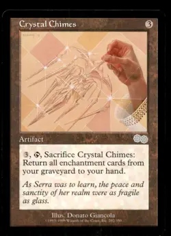 Crystal Chimes LP Light Play Urza's Saga MTG [9452] - Image 1