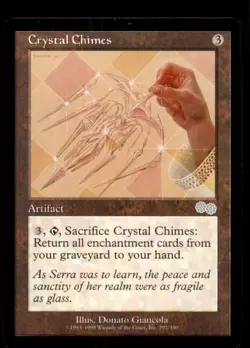 Crystal Chimes LP Light Play Urza's Saga MTG [10842] - Image 1