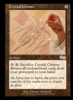 Crystal Chimes LP Light Play Urza's Saga MTG [10508] - Image 1