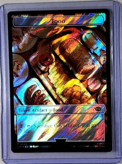 MTG Magic The Gathering LOTR Lord of the Rings Surge Foil Token Orc Army 22 Food - Image 2