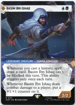 Basim Ibn Ishaq (Showcase) Normal R Universes Beyond: Assassin's Creed 141 NM - Image 1