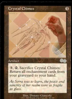 Crystal Chimes LP Light Play Urza's Saga MTG [10049] - Image 1