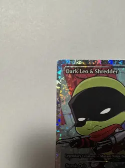Dark Leo & Shredder #0299 *Fracture Foil* TMNT MTG - Image 5