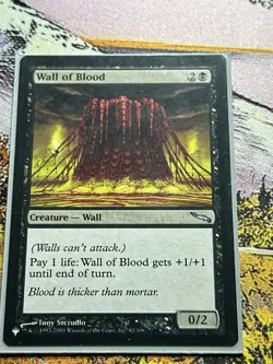 Wall of Blood Near Mint The List​​ - Image 1