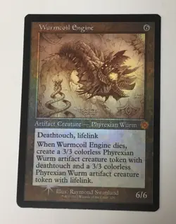 Wurmcoil Engine (Schematic) The Brothers' War: Retro Frame Artifacts Foil - Image 1