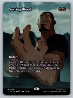 Searing Blood (Borderless) Avatar: The Last Airbender: Eternal-Legal Foil - Image 1