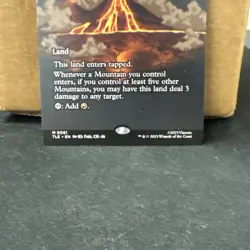 Borderless Volcano of Roku's Island TLE 0061 Mythic MTG Avatar Near Mint MTG - Image 3