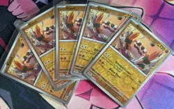 Klawf Reverse Holo - 105/182 - Paradox Rift Pokemon 2023 - Image 3