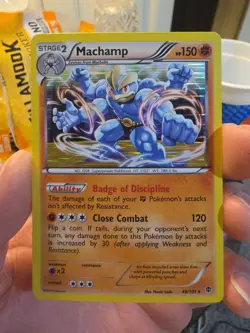 Pokemon TCG Machamp Plasma Blast 49/101 Holo Cosmos Holo Rare Holo Rare - Image 1