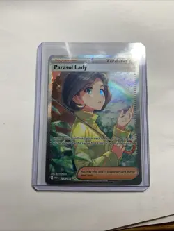 Parasol Lady 255/182 Special Illustration Rare Paradox Rift Pokemon - Image 1