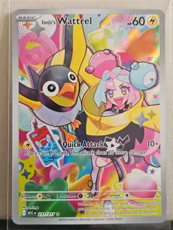 Pokemon TCG Ascended Heroes Iono's Wattrel Illustration Rare 231/217 - NM/M - Image 1