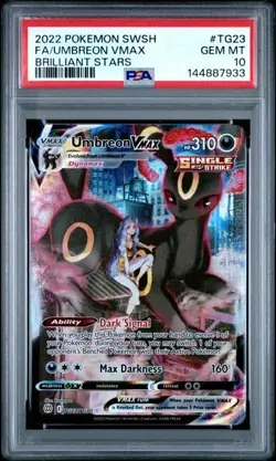 PSA 10 Umbreon Vmax TG23/TG30 Pokemon Brilliant Stars Trainer Gallery - Image 1