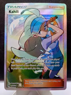 Pokemon TCG: Kahili #210/214 SM Lost Thunder Ultra Rare Full Art Trainer - Image 1