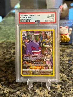 Pokemon 2022 Gengar TG06/TG30 Lost Origins Trainer Gallery PSA 10 GEM MINT - Image 1