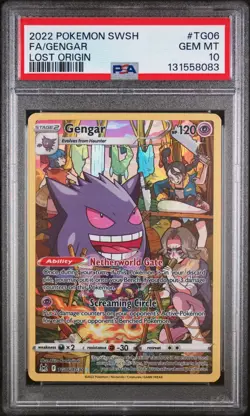 Pokemon 2022 Gengar TG06/TG30 Lost Origins Trainer Gallery PSA 10 GEM MINT - Image 3