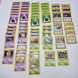 Vintage Pokemon Cards 59 Bulk Lot - Image 1