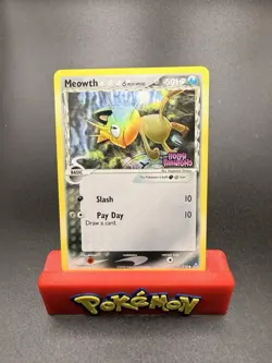 Pokemon TCG Meowth Delta Species Holon Phantoms 71/110 Reverse Holo NM/LP-c - Image 1