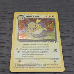 Pokemon TCG Dark Raichu Holo 83/82 Team Rocket Secret Rare Vintage WOTC – NM - Image 4