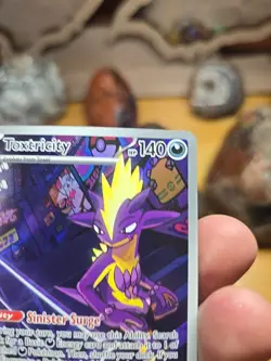 Pokemon TCG Toxtricity 103/094 Phantasmal Flames Illustration Rare Holo NM - Image 2