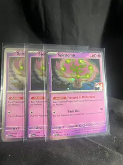 Pokemon Spiritomb Prize Pack Cosmos Holo 089/193 Near Mint Multiple Available - Image 1