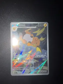Pokemon TCG Raichu 211/193 IR Illustration Paldea Evolved Near Mint! - Image 1