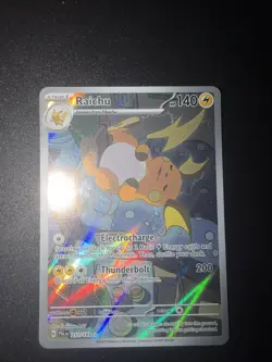 Pokemon TCG Raichu 211/193 IR Illustration Paldea Evolved Near Mint! - Image 2