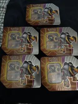 Pokemon TCG: Paradox Destinies Iron Boulder ex Tin New Lot Of 5 - Image 1