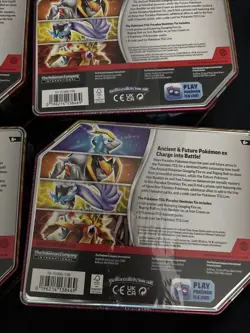 Pokemon TCG: Paradox Destinies Iron Boulder ex Tin New Lot Of 5 - Image 2