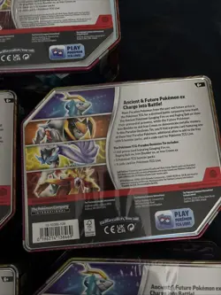 Pokemon TCG: Paradox Destinies Iron Boulder ex Tin New Lot Of 5 - Image 5