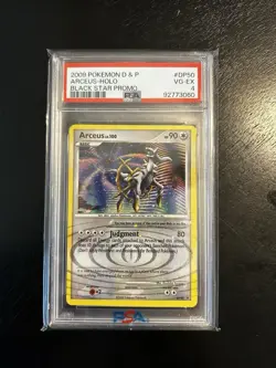 2009 Pokemon Diamond and Pearl - Arceus DP50 Holo Promo PSA 4 - Image 1