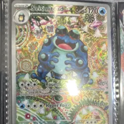 Pokemon Seismitoad Sv: Black Bolt 105/086 Illustration Rare Full Art Holo 170 HP - Image 1