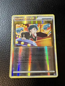 Judge 78/95 Unleashed - Reverse Holo Supporter Pokemon TCG 2010 Vintage LP * - Image 1