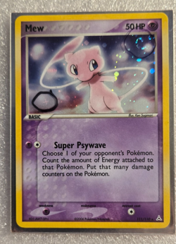 Mew 111/110 Holon Phantoms Holo Ultra Rare Pokemon TCG Nintendo LP/NM - Image 1