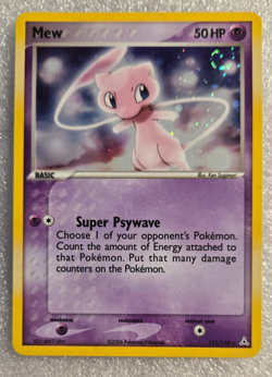 Mew 111/110 Holon Phantoms Holo Ultra Rare Pokemon TCG Nintendo LP/NM - Image 2