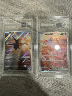 Pokemon TCG Latios & Latias Surging Sparks TAG 10 Set #239 #203 - Image 1