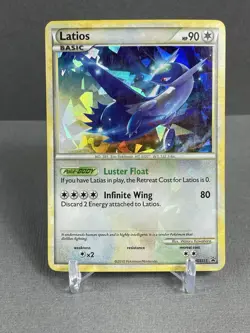 Holo Bleed Latios HGSS11/25 Pokemon TCG HGSS Black Star Promo Cracked Ice NM/LP - Image 1