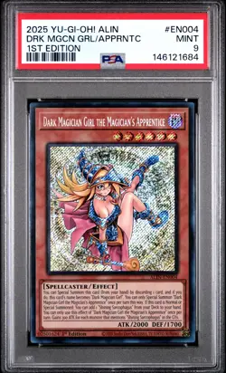 2025 1ST ED #EN004 DARK MAGICIAN GIRL THE MAGICIAN'S APPRENTICE PSA 9 - Image 1