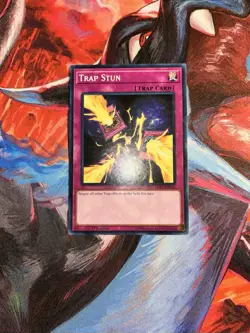 Yugioh! Trap Stun SDPL-EN035 Common 1st Edition Light Play - Image 1