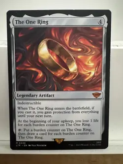 The One Ring- Magic the gathering card. - Image 1