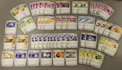 Lot of 50 Pokemon Item Cards Near Mint Condition Mixed Sets - Image 1